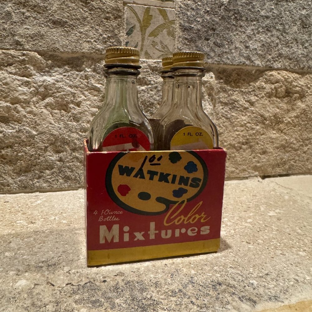 Vintage Watkins Color Mixtures - Pre-used